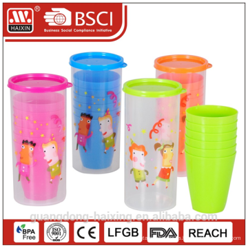 Set de taza 0.75L PC w/4 tazas